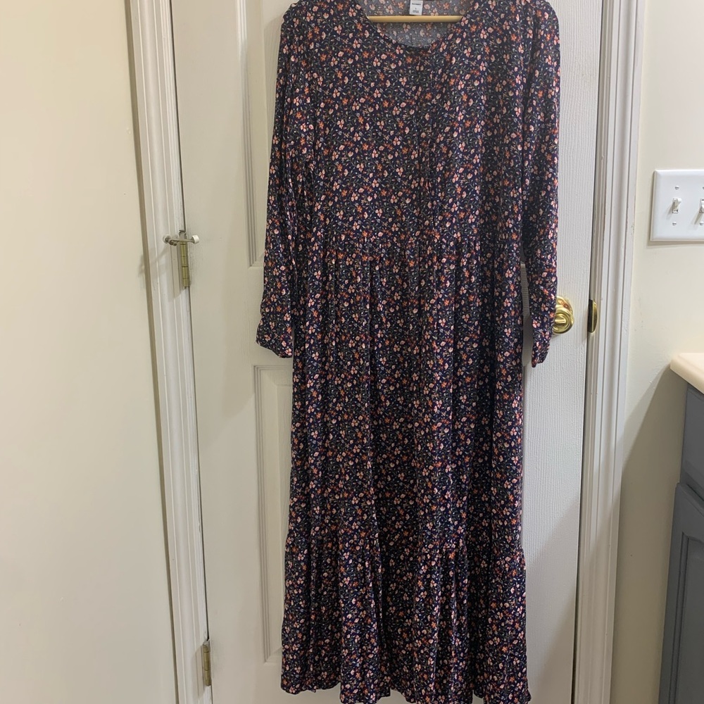 Nursing Friendly, Floral Maxi Dress